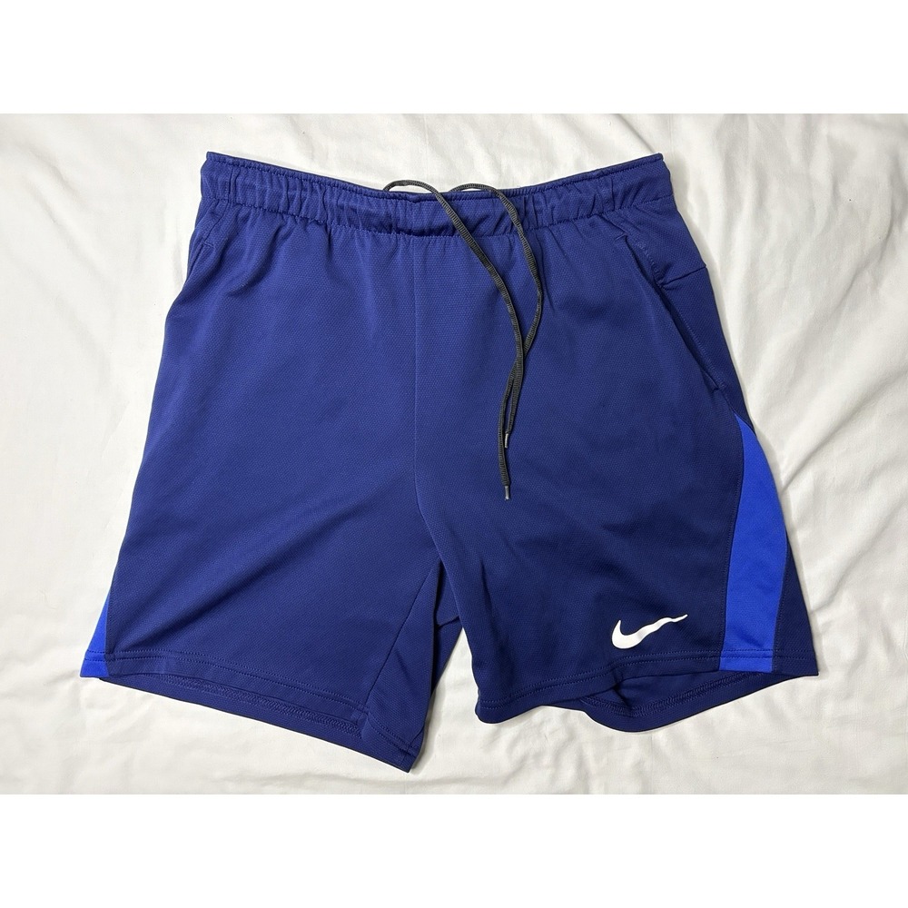Nike Dri-FIT Athletic Training Lounge Shorts Men's Size Large Blue CJ2007-492